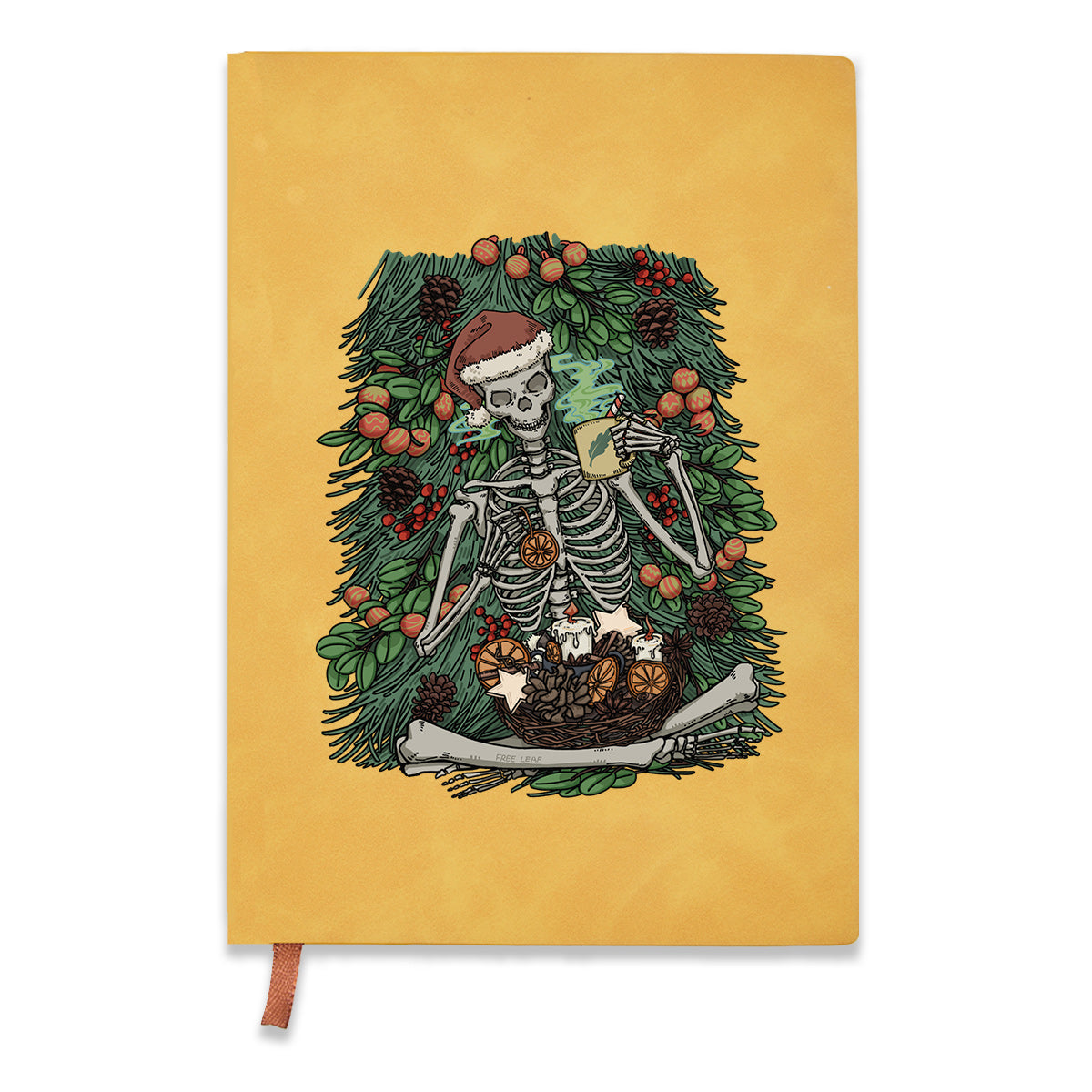 Freeleaf Infinite Fun Time Leather Journal Notebook