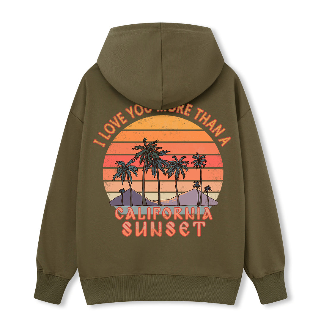 Freeleaf Sunset Reverie Unisex Back-printed Hoodie