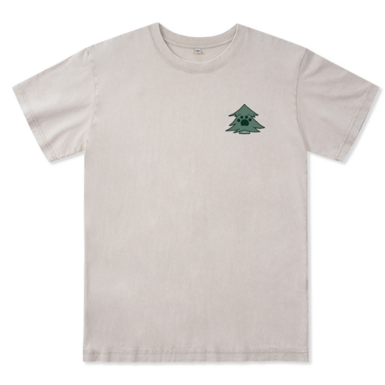Hiking & Dogs Adventure Washed Tee