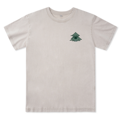 Hiking & Dogs Adventure Washed Tee