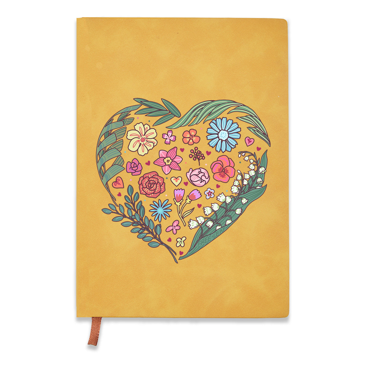 Freeleaf Love's Symphony Vintage Leather Journal Notebook