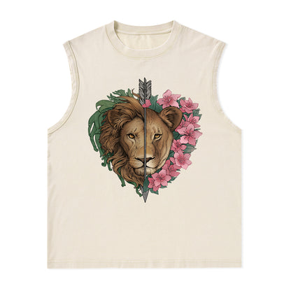 Freeleaf Wild at Heart Nature Inspired Unisex Washed Tank Tops
