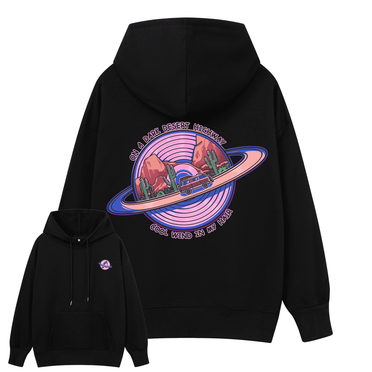 On A Dark Desert Highway Hoodie