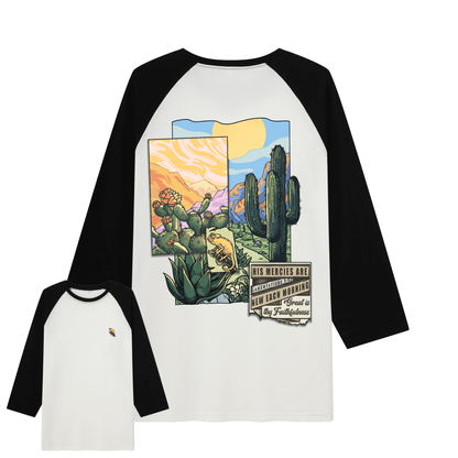 Christian Raglan Long Sleeve Tops