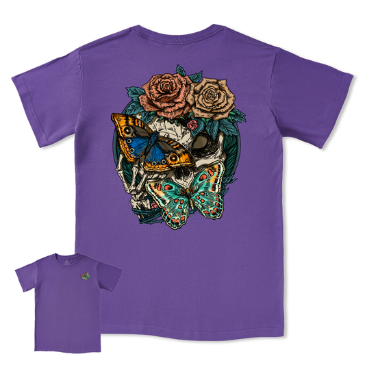 Floral Skull Tee