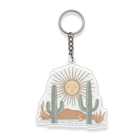 Freeleaf Saguaro National Park Whale Double-Sided Acrylic Keychain