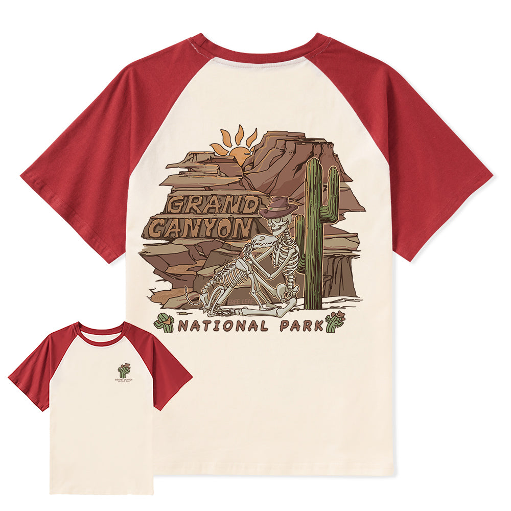 Freeleaf  Grand Canyon National Park  Unisex Raglan Sleeve Top