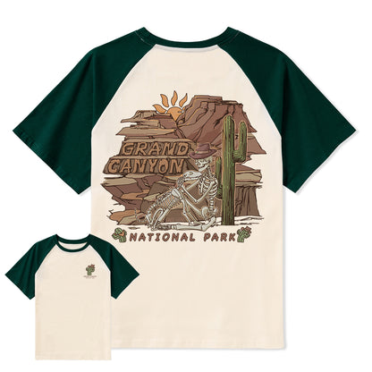 Freeleaf  Grand Canyon National Park  Unisex Raglan Sleeve Top