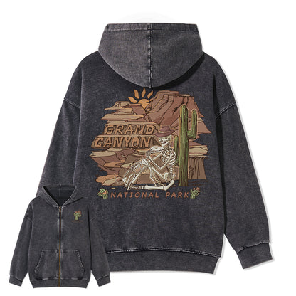 Freeleaf Grand Canyon National Park  Unisex Nature Inspired Fleece Full-Zip Hoodie
