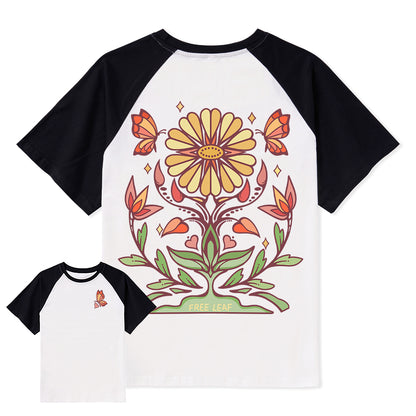 Freeleaf Elf Viligis Unisex Nature Inspired Raglan Sleeve Top