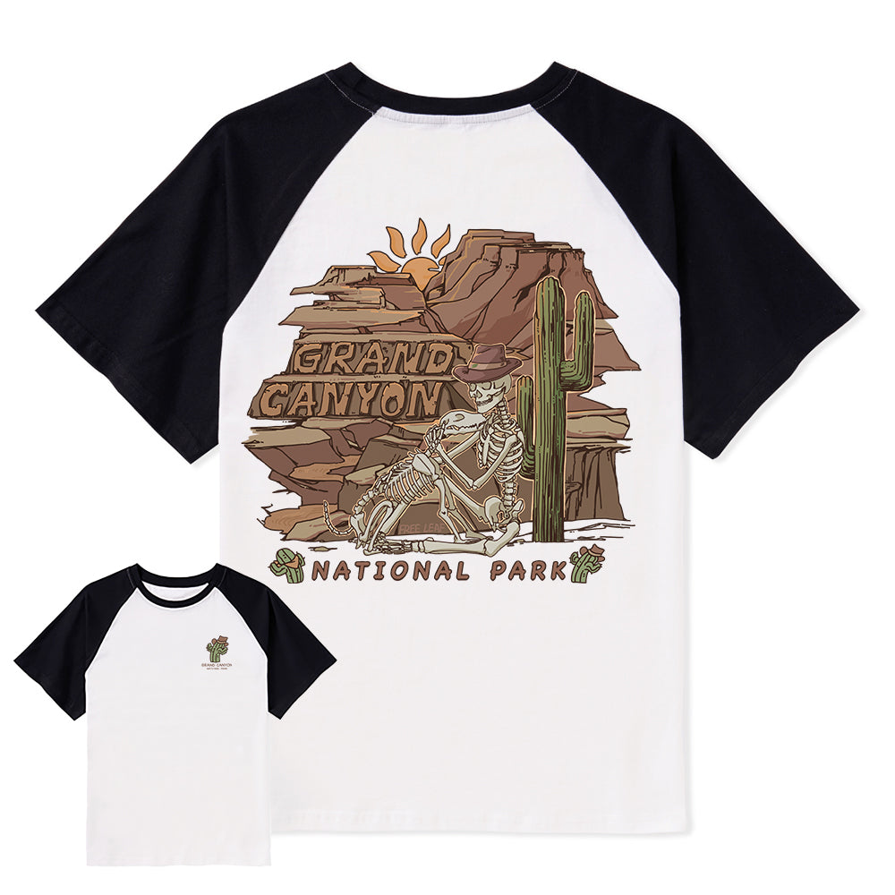 Freeleaf  Grand Canyon National Park  Unisex Raglan Sleeve Top