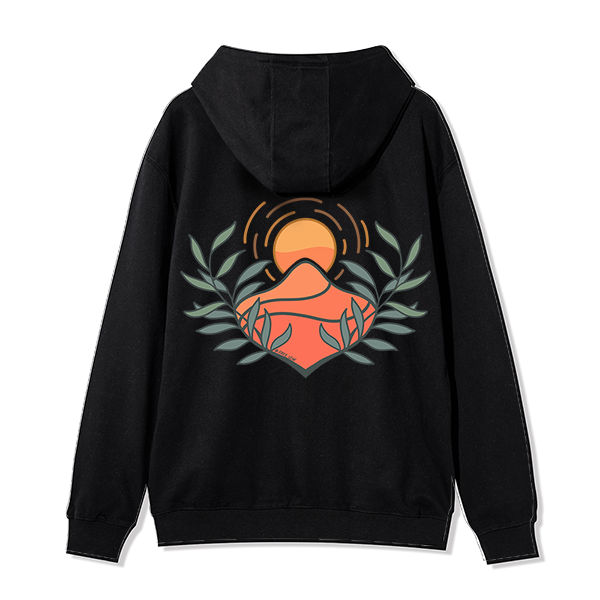 freeleafoasis-in-the-desert-back-printed-unisex-fleece-full-zip-hoodie