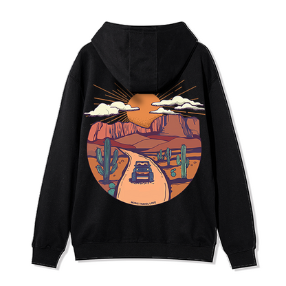 freeleaf-go-hiking-with-music-unisex-fleece-full-zip-hoodie
