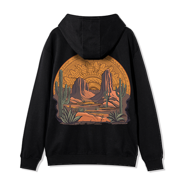 freeleaf-golden-desert-unisex-fleece-full-zip-hoodie