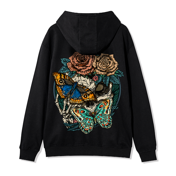 freeleaf-floral-skull-unisex-fleece-full-zip-hoodie