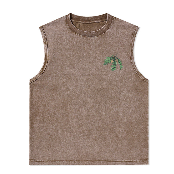 Freeleaf Into Forest And Find My Soul Unisex Washed Tank Tops