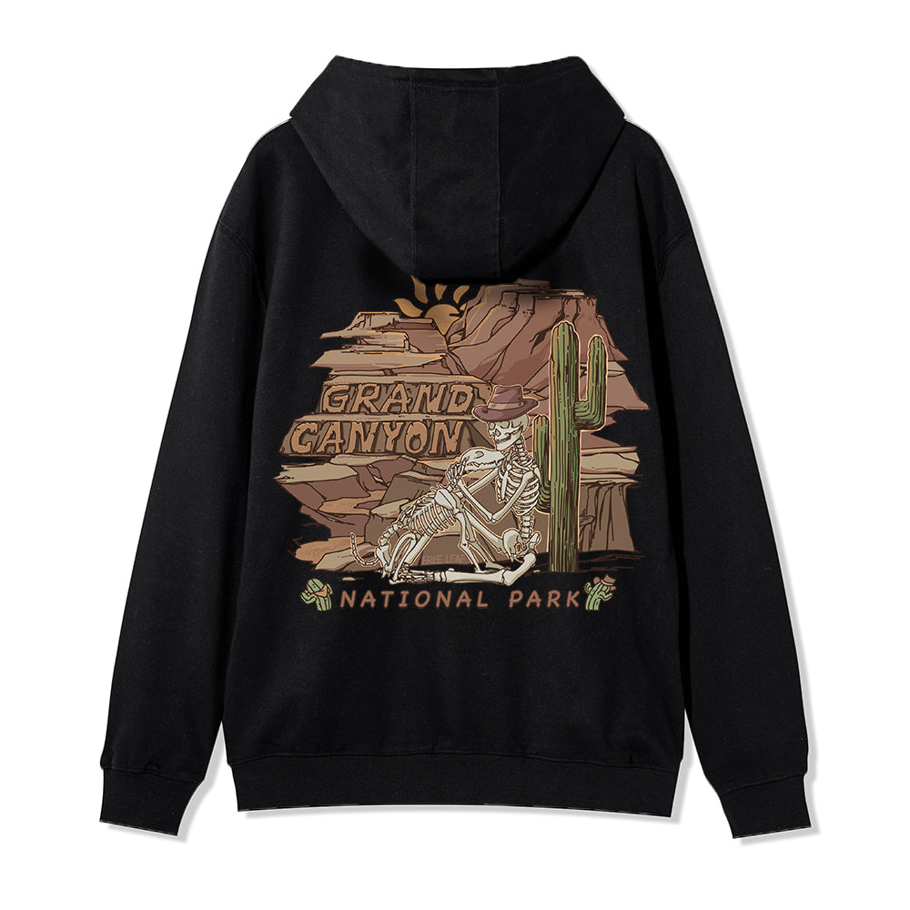 Freeleaf Grand Canyon National Park  Unisex Nature Inspired Fleece Full-Zip Hoodie