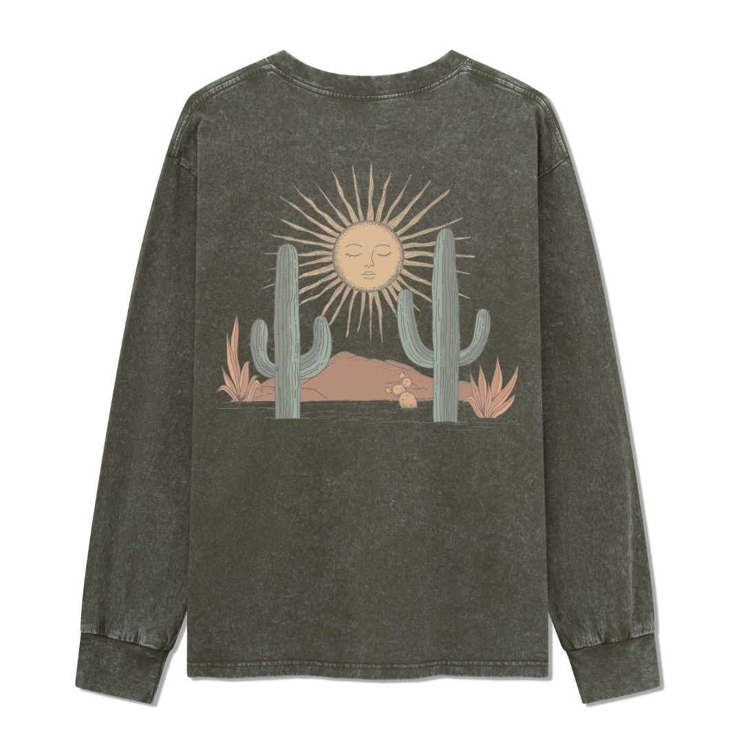 Saguaro National Park Washed Long Sleeve Top
