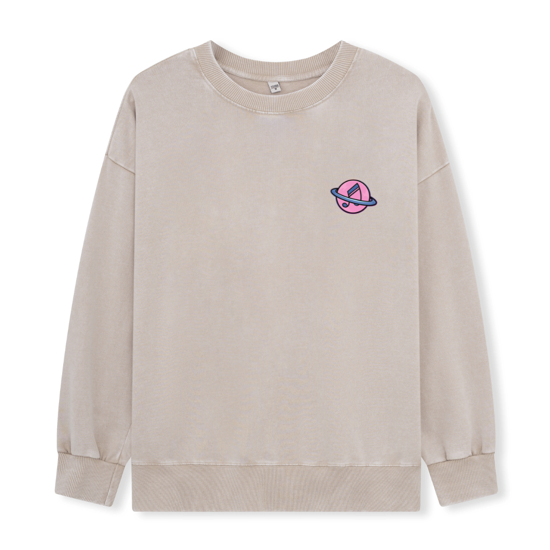 On A Dark Desert Highway Washed Sweatshirt