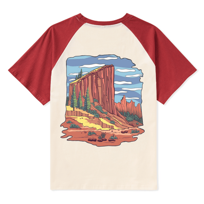 Zion National Park Raglan Short Sleeve Top