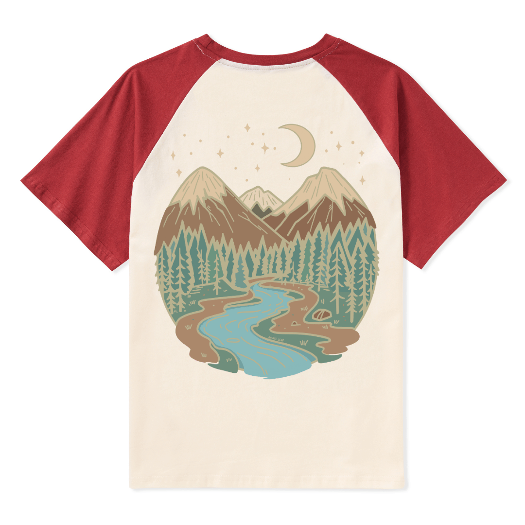 Dreamland Raglan Short Sleeve Top
