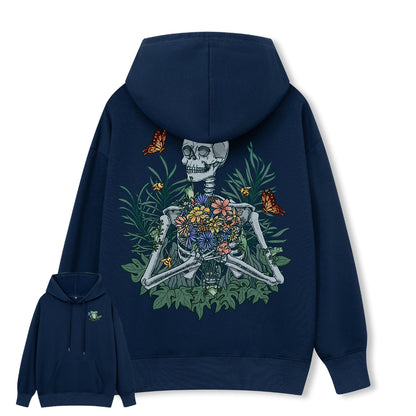 Freeleaf Rebirth in Bloom Unisex Nature Inspired Hoodie