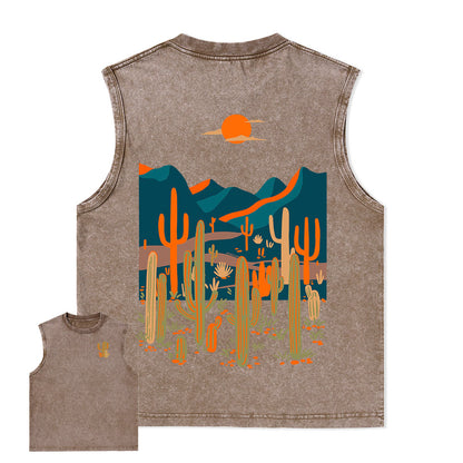 Freeleaf Desert Miracle Unisex Washed Tank Tops