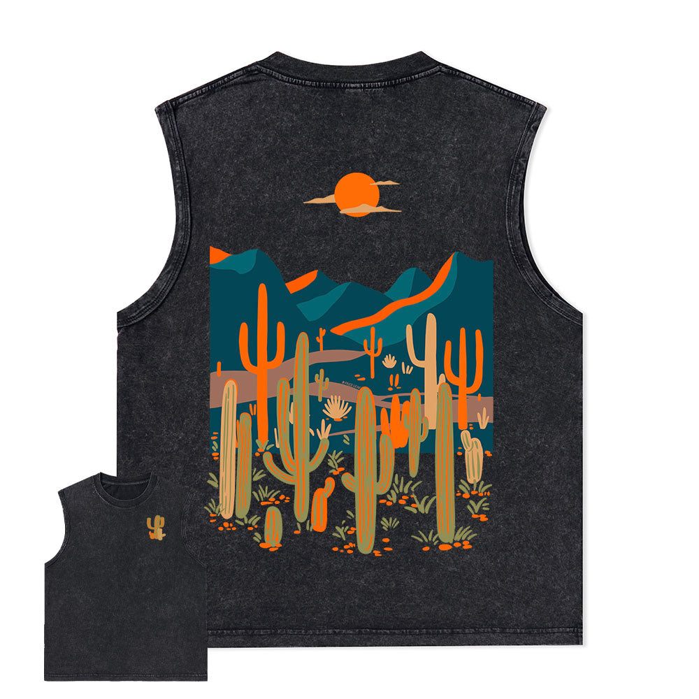 Freeleaf Desert Miracle Unisex Washed Tank Tops