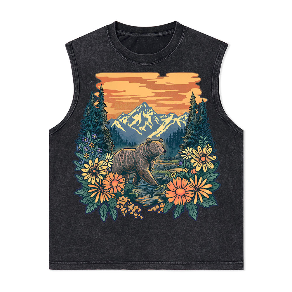 Freeleaf Go Into Nature Nature Inspired Unisex Washed Tank Tops