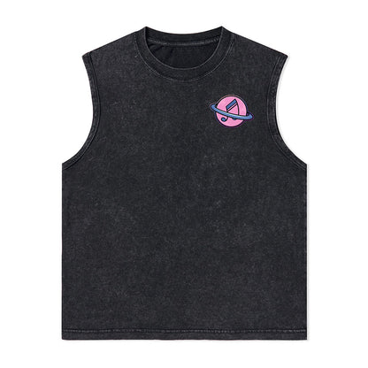 Freeleaf On A Dark Desert Highway Unisex Washed Tank Tops