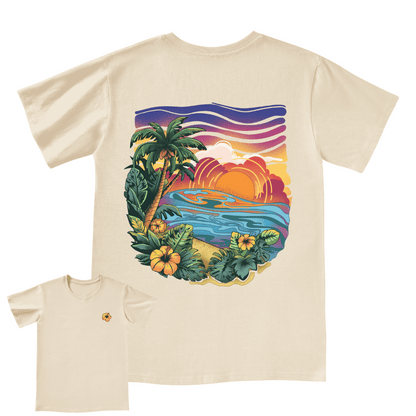 Golden Beach V-neck Tee