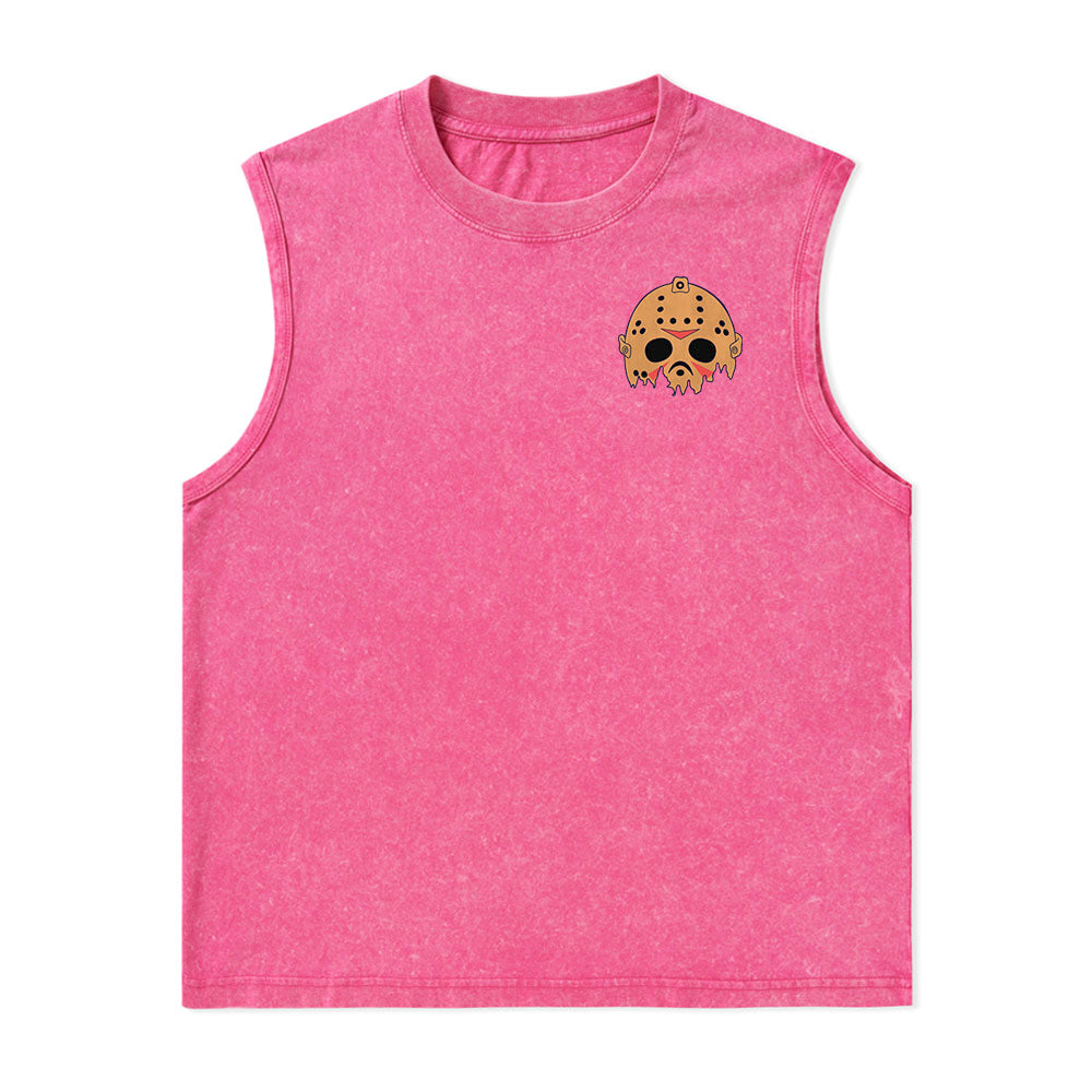 Freeleaf Camp Crystal Lake Unisex Washed Tank Tops
