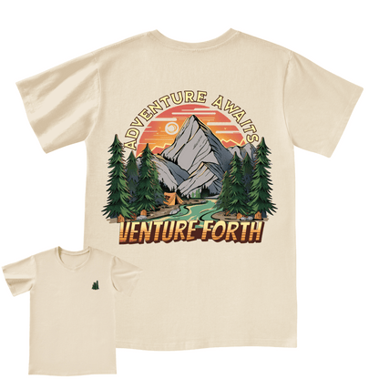 Adventure Awaits V-neck Tee