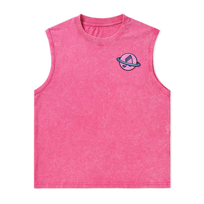 Freeleaf On A Dark Desert Highway Unisex Washed Tank Tops