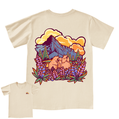 Mountain Mole V-neck Tee
