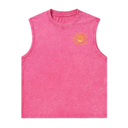 Freeleaf Energy Nature Inspired Unisex Washed Tank Tops