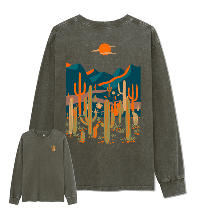 Desert Miracle Washed Long Sleeve Top
