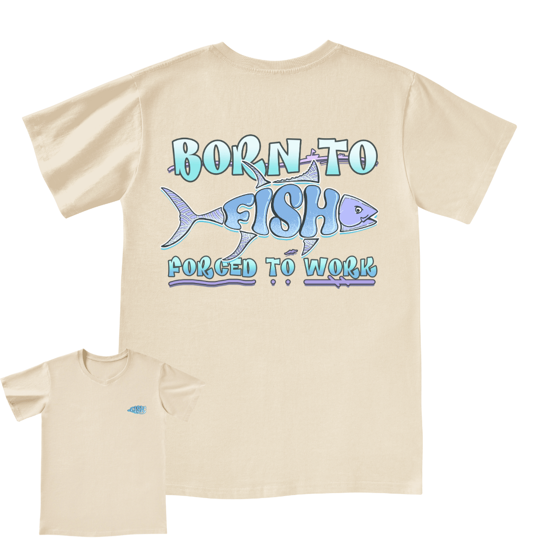 Born To Fish V-neck Tee