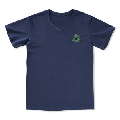 Hiking & Dogs Adventure V-neck Tee