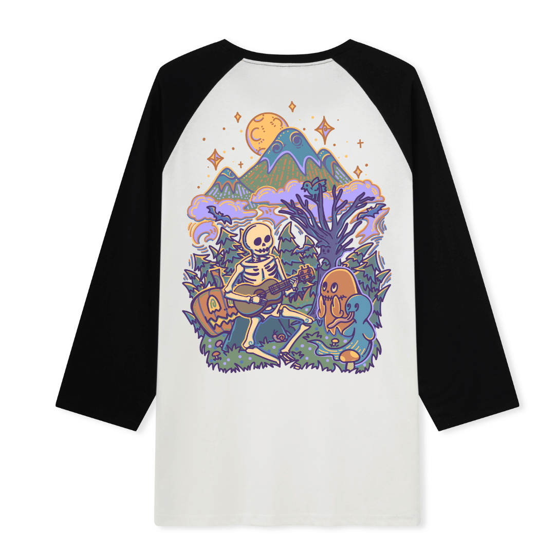 Fairy Tale Halloween Raglan Long Sleeve Top