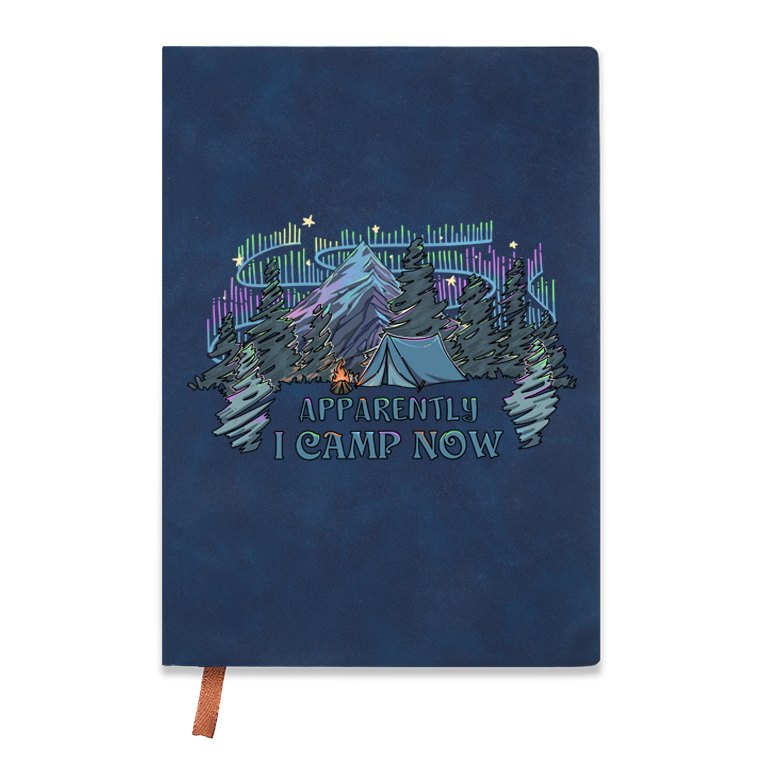 Freeleaf I Camping Now In The Land of Aurora Notebook