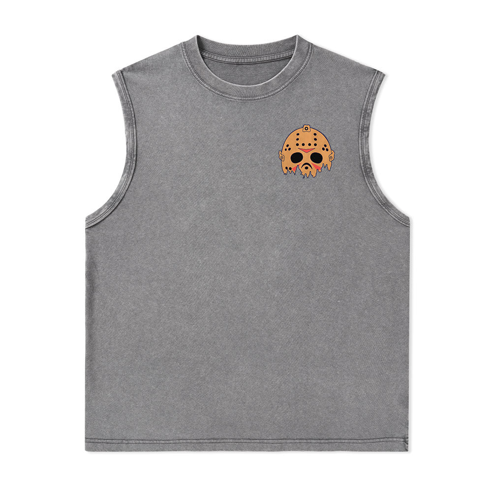 Freeleaf Camp Crystal Lake Unisex Washed Tank Tops