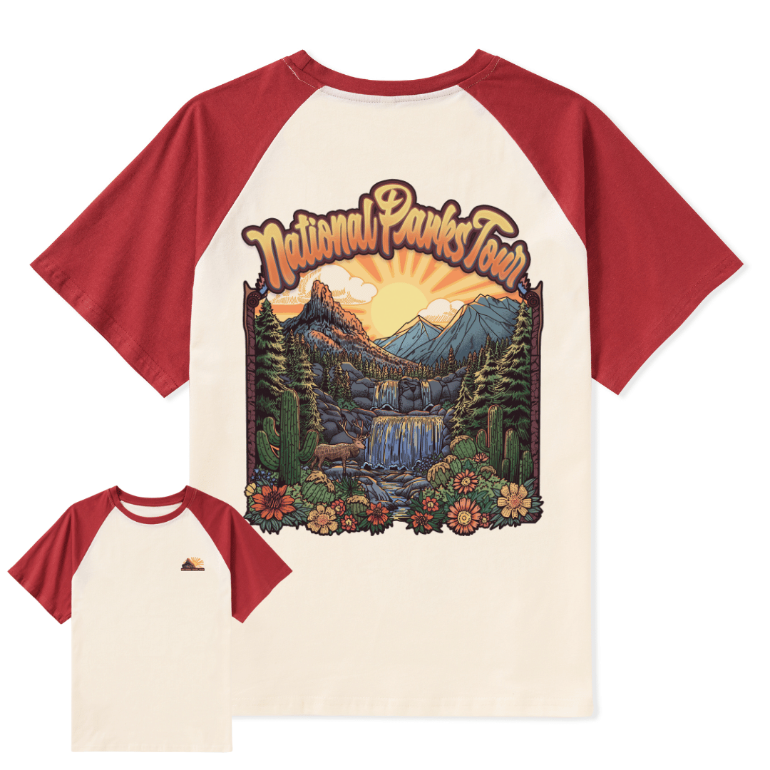 National Parks Tour Raglan Short Sleeve Top