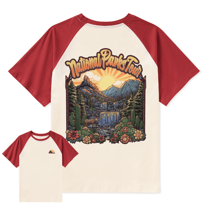 National Parks Tour Raglan Short Sleeve Top