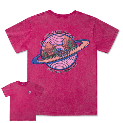 On A Dark Desert Highway Washed Tee