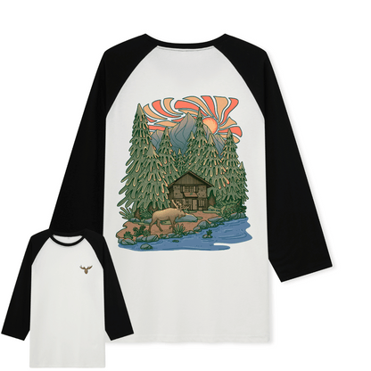The Vicissitudes Of time Raglan Long Sleeve Top
