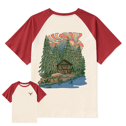 The Vicissitudes Of Time Raglan Short Sleeve Top
