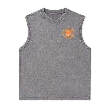 Freeleaf Energy Nature Inspired Unisex Washed Tank Tops