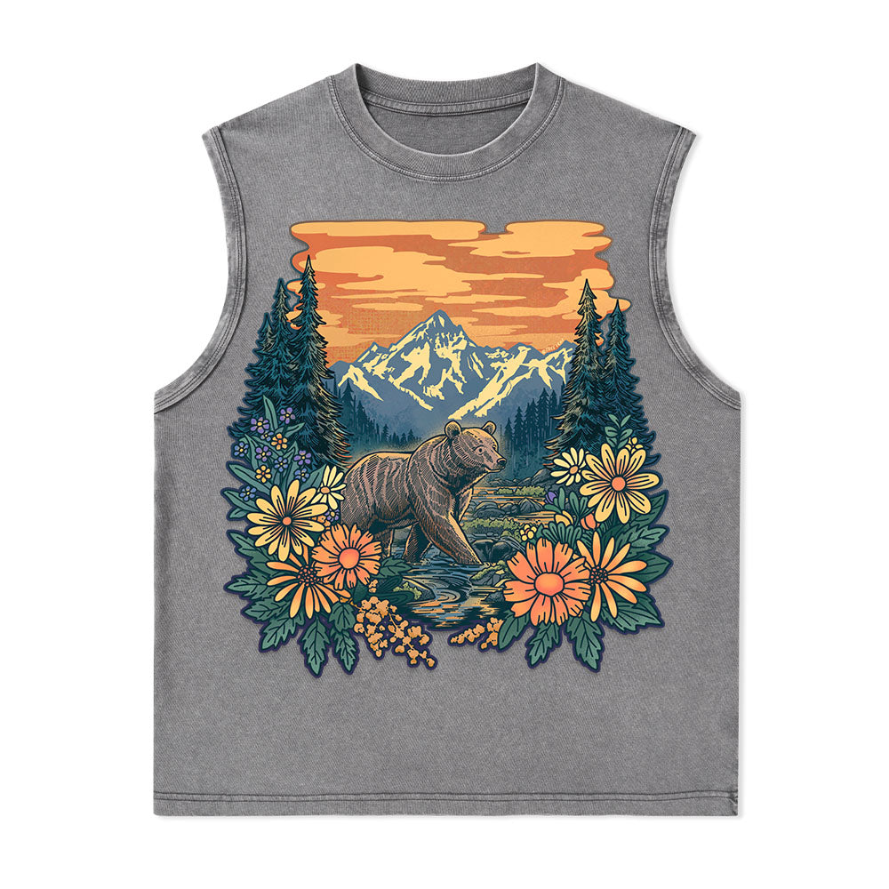 Freeleaf Go Into Nature Nature Inspired Unisex Washed Tank Tops
