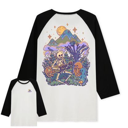 Fairy Tale Halloween Raglan Long Sleeve Top